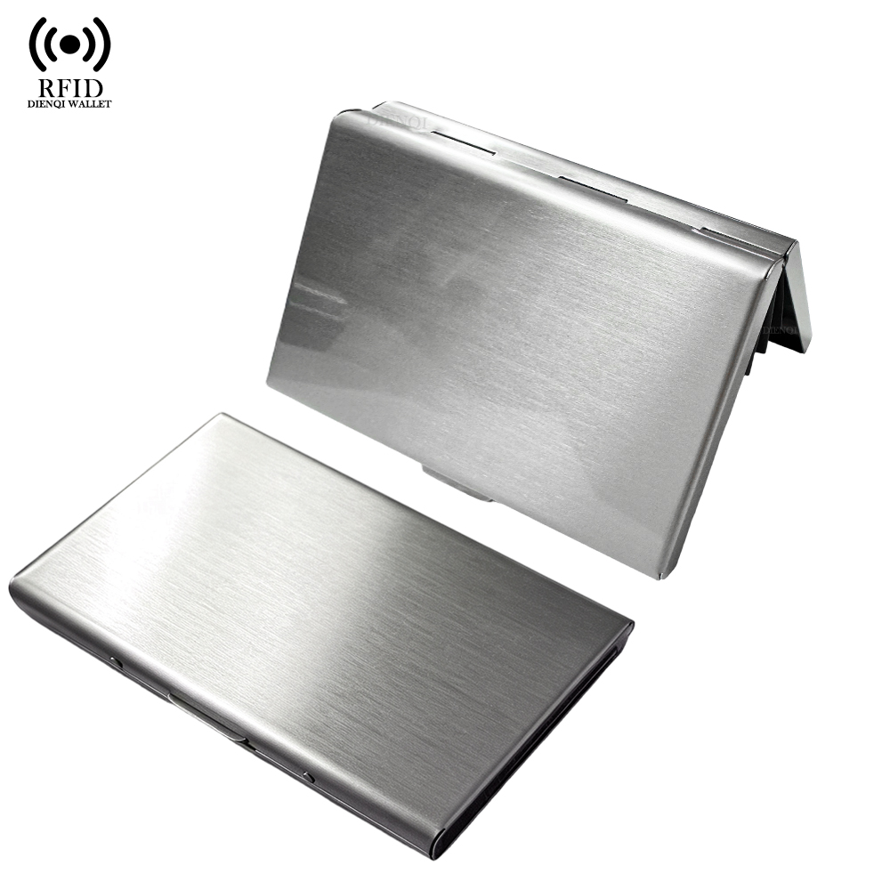 Index Card Holder - RFID-visitekaarthouders Kaartportemonnee Aluminium metalen creditcardhouder Etui