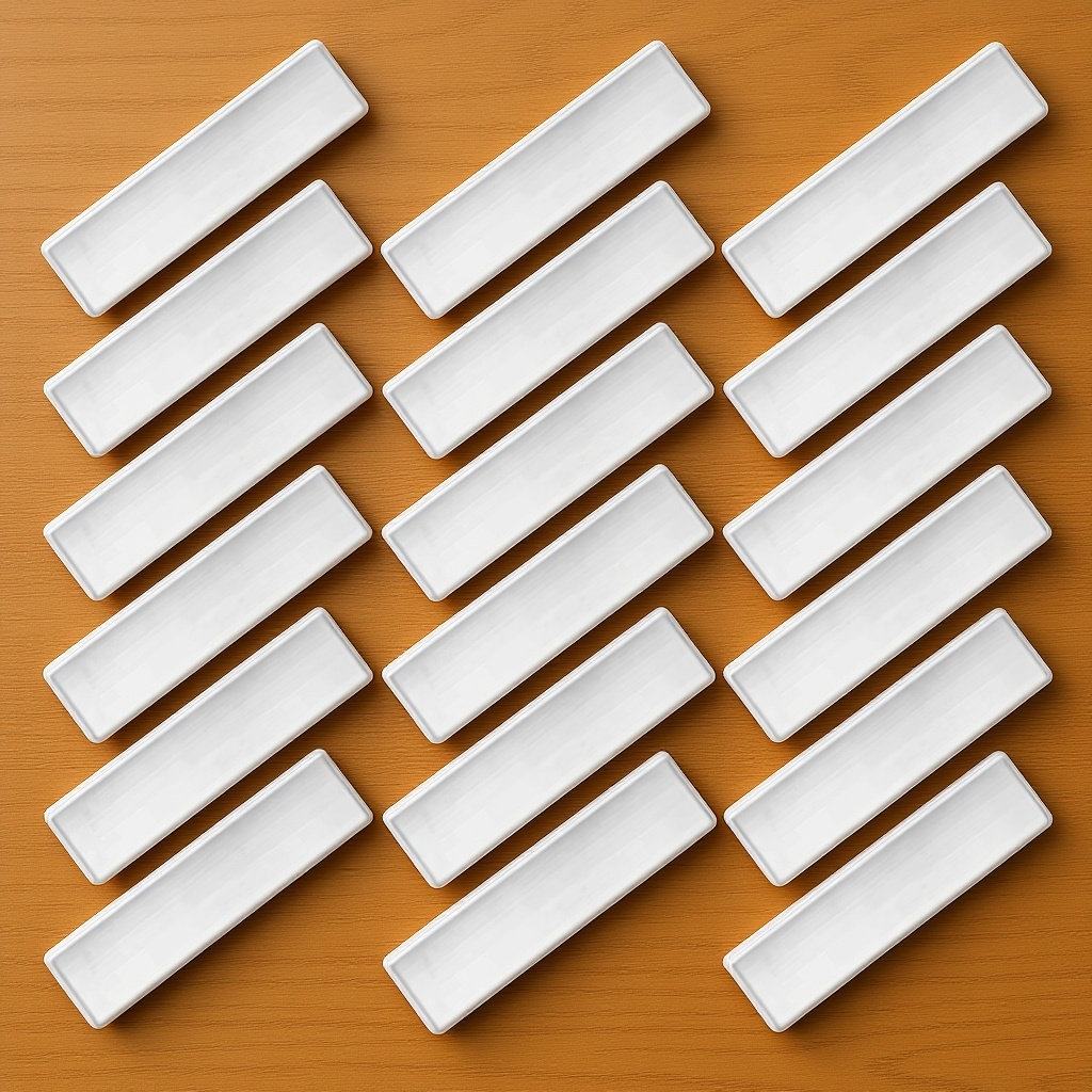 Index Card Holder - 25 stuks transparante zelfklevende etikethouders van