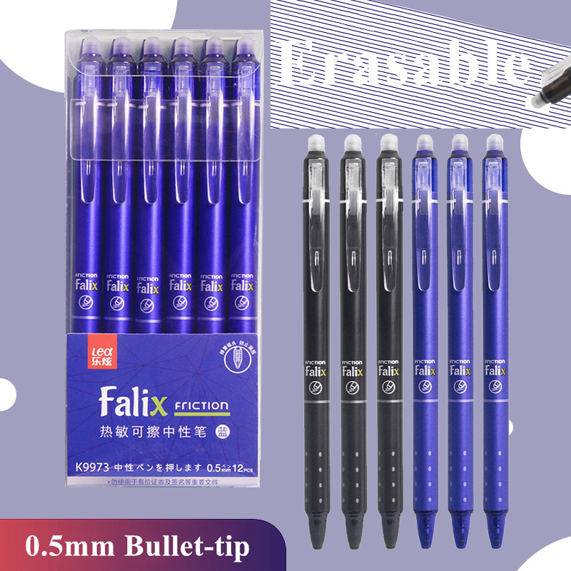 Pilot Pen Frixion - 0,5 mm intrekbare uitwisbare gelpennen set