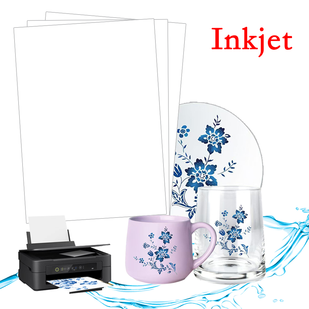Ink Blotter Paper - A4 10/20 Stuks Inkjet Waterglijbaan Decal