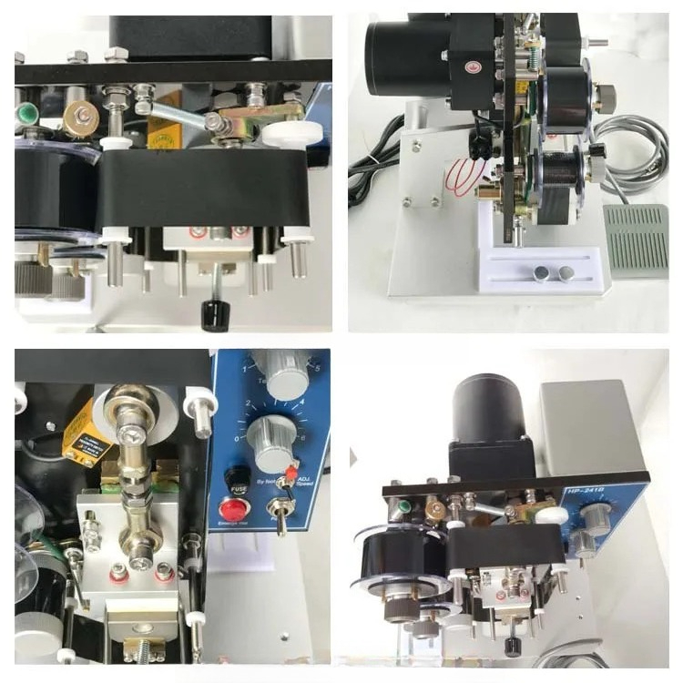Rubber Date Stamp - Uitloopdatumprinter voor datumcodering, hogesnelheids codeerprinter Hp241b,
