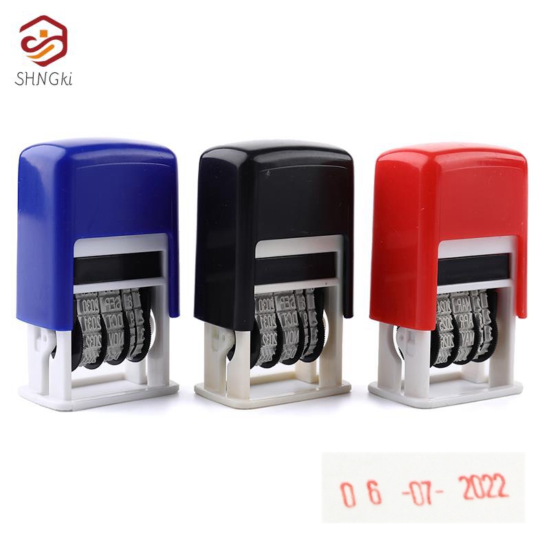 Rubber Date Stamp - 1 Stuks Schattige Datumstempel In Het