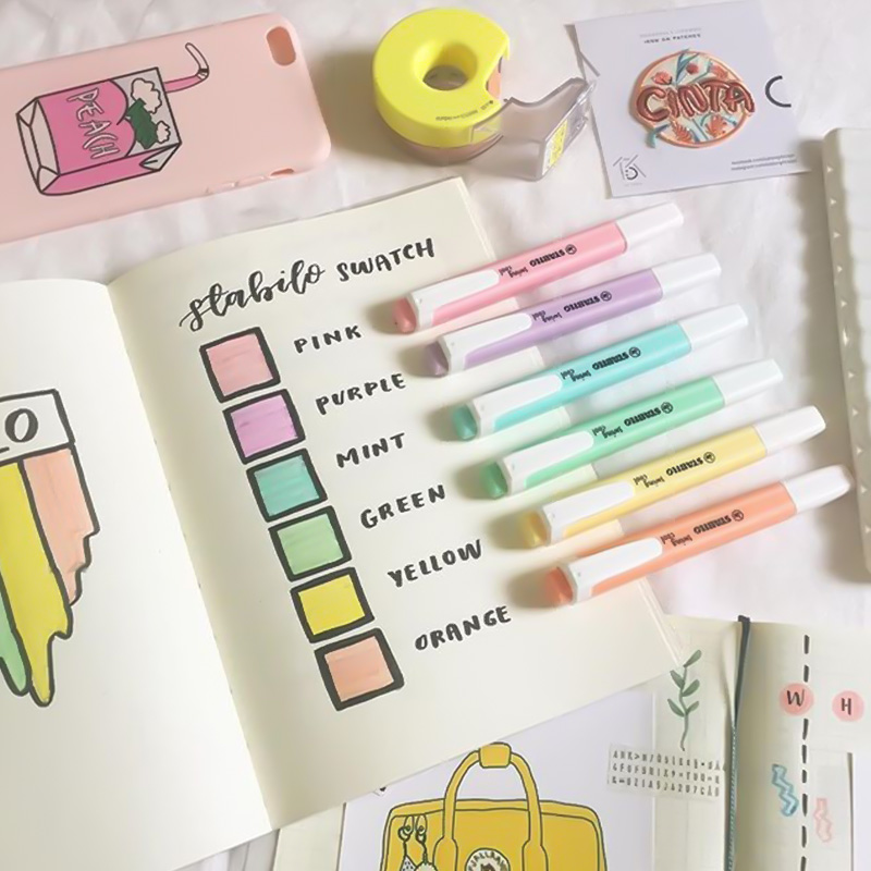 6 Pcs Stabilo Markeerstift 275 - Stabilo Marker Swing Cool recensie en prijs