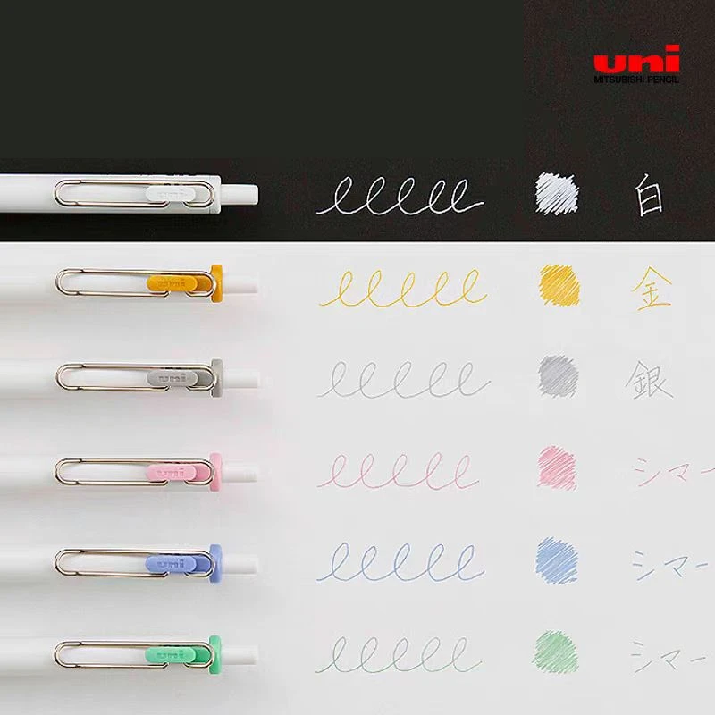 3pcs UNI Bal Een Gel Pen Goud  - Pentel Pen Energel recensie en prijs